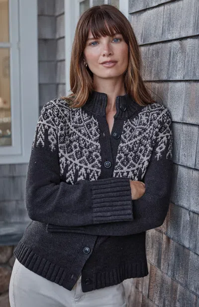 Jjill J.jill Graphic Fair Isle Cardi