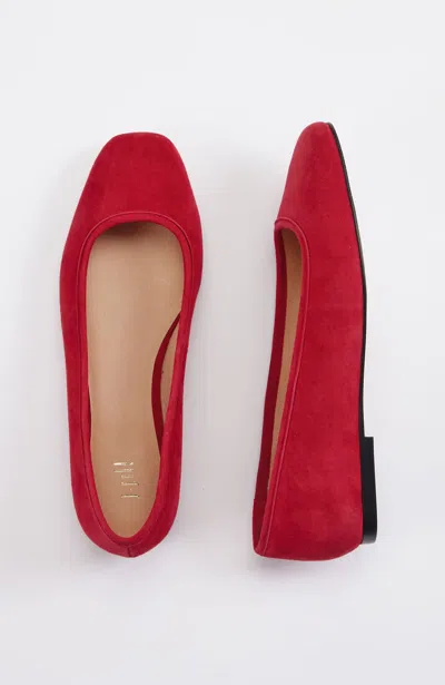 Jjill J.jill Gwen Ballet Flats In Scarlet
