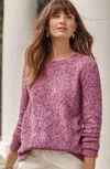 Jjill J.jill Harvest Moon Sweater In Persian Violet Multi