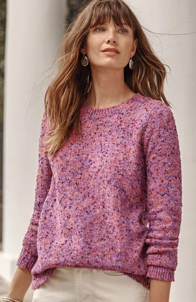 Jjill J.jill Harvest Moon Sweater In Persian Violet Multi