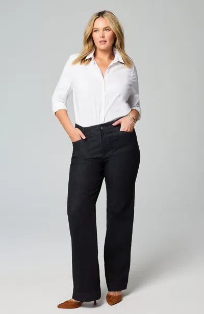 Jjill J.jill High-rise Angled-pocket Wide-leg Jeans In Lakewood Wash