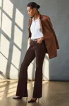 Jjill J.jill High-rise Corduroy Flared Jeans In Brown