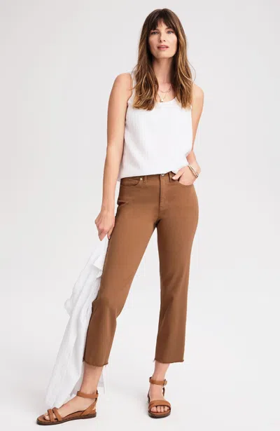Jjill J.jill High-rise Fringe-hem Crops