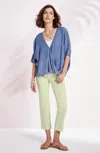 Jjill J.jill High-rise Fringe-hem Crops