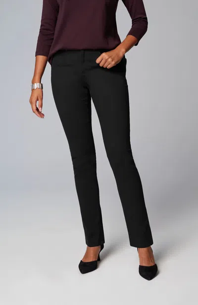Jjill J.jill High-rise Straight-leg Jeans In Black