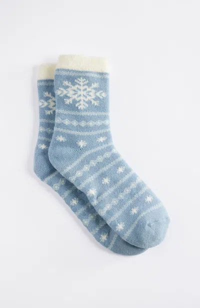 Jjill J.jill Holiday Cheer Slipper Socks In Mirage,cream