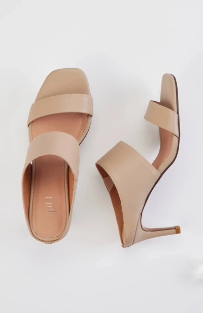 Jjill J.jill Clara Double-strap Heels In Champagne