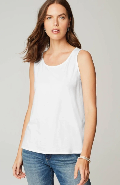 Jjill J.jill Pima-stretch Knit Tank In White