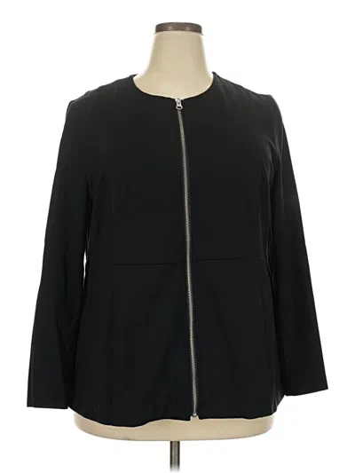 Pre-owned Jjill Jacket In Black