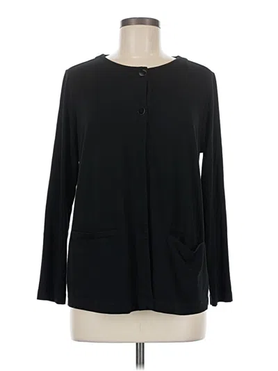 Pre-owned Jjill Jacket In Black
