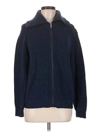 Pre-owned Jjill Jacket In Blue