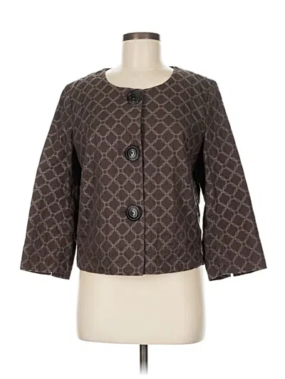 Pre-owned Jjill Jacket In Brown