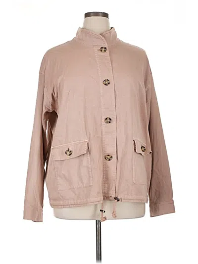 Pre-owned Jjill Jacket In Brown