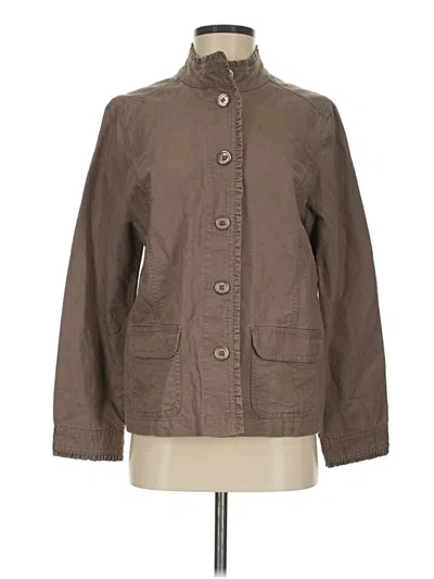 Pre-owned Jjill Jacket In Brown
