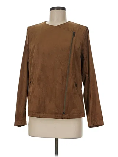 Pre-owned Jjill Jacket In Brown