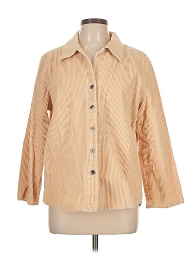 Pre-owned Jjill Jacket In Gold