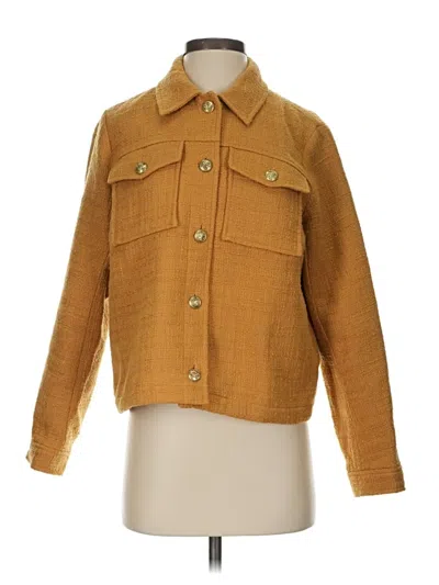 Pre-owned Jjill Jacket In Gold