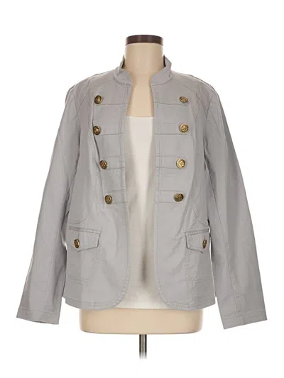 Pre-owned Jjill Jacket In Gray