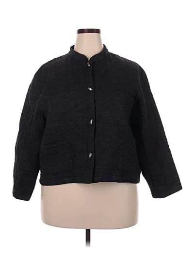 Pre-owned Jjill Jacket In Gray