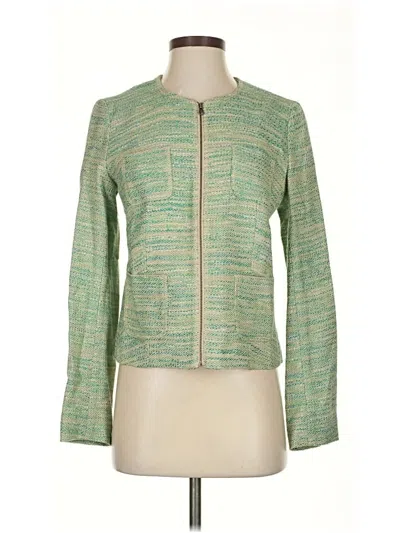 Pre-owned Jjill Jacket In Green