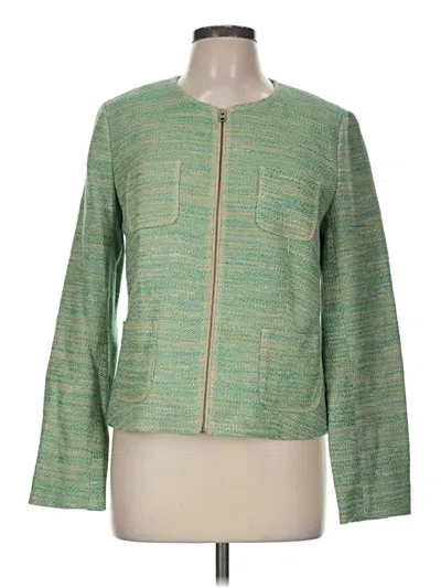 Pre-owned Jjill Jacket In Green