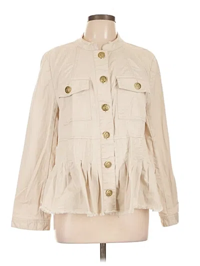 Pre-owned Jjill Jacket In Ivory