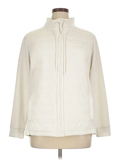 Pre-owned Jjill Jacket In Ivory