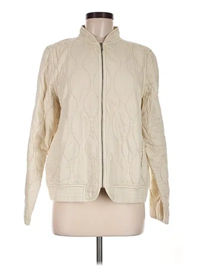 Pre-owned Jjill Jacket In Ivory