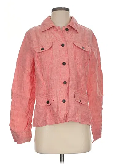 Pre-owned Jjill Jacket In Pink