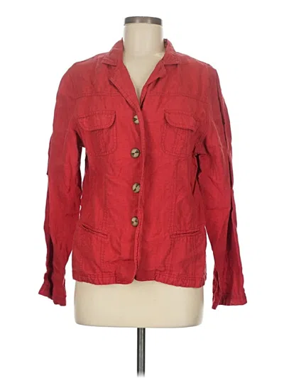 Pre-owned Jjill Jacket In Red