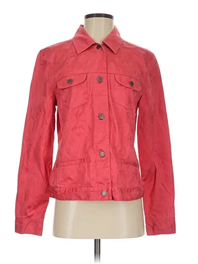 Pre-owned Jjill Jacket In Red