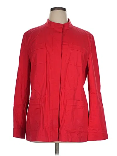 Pre-owned Jjill Jacket In Red