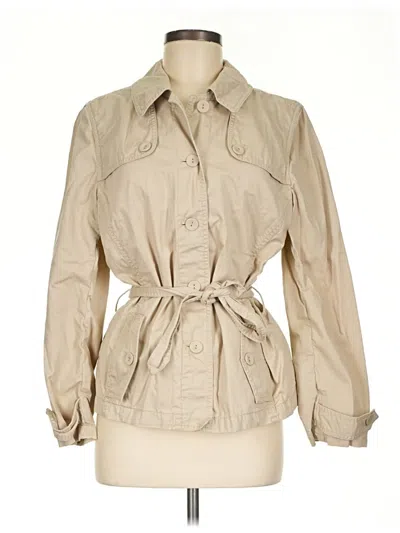 Pre-owned Jjill Jacket In Tan