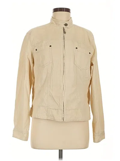 Pre-owned Jjill Jacket In Tan