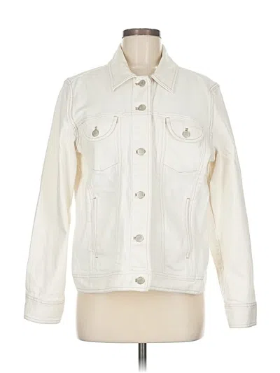 Pre-owned Jjill Jacket In White