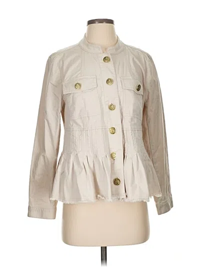 Pre-owned Jjill Jacket In White