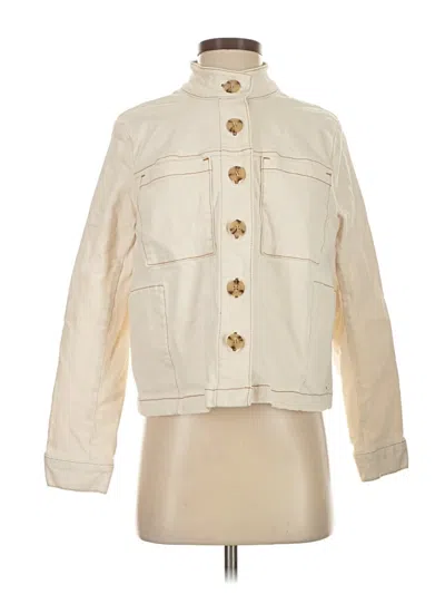 Pre-owned Jjill Jacket In White