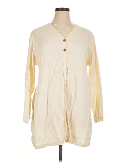 Pre-owned Jjill Jacket In White