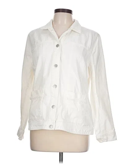 Pre-owned Jjill Jacket In White