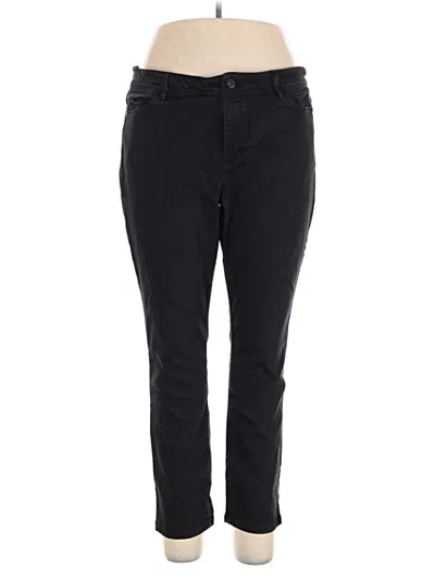 Pre-owned Jjill Jeans In Black