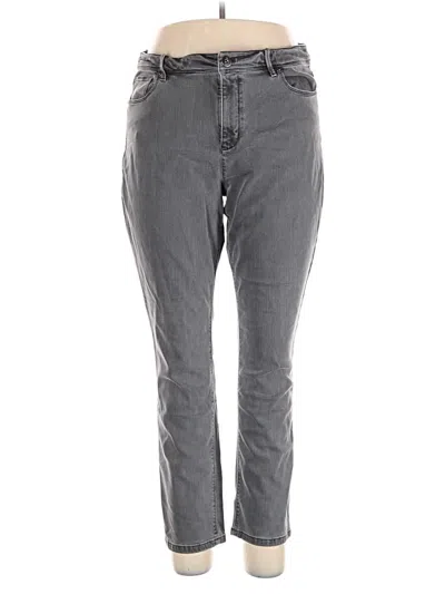 Pre-owned Jjill Jeans In Gray
