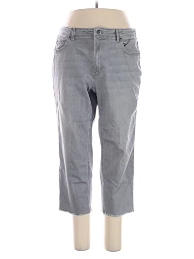 Pre-owned Jjill Jeans In Gray