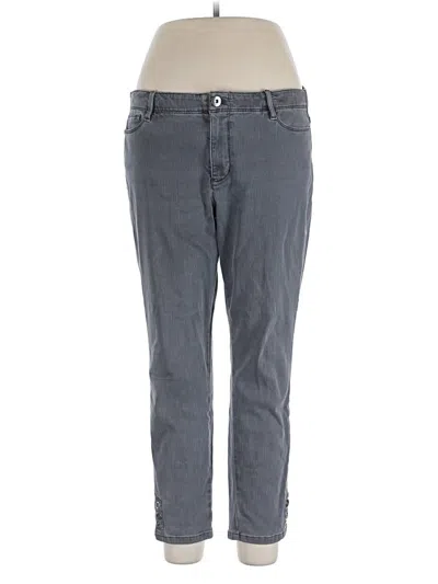 Pre-owned Jjill Jeans In Gray