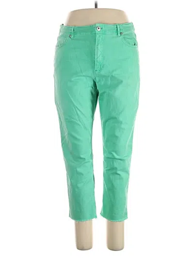 Pre-owned Jjill Jeans In Green