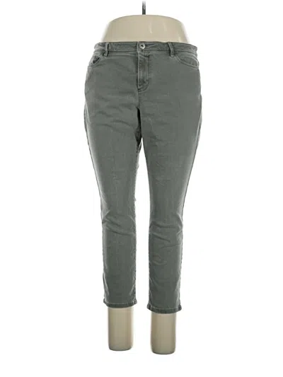 Pre-owned Jjill Jeans In Green