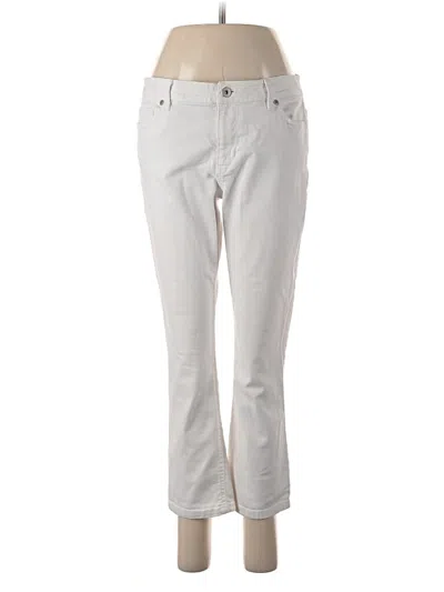 Pre-owned Jjill Jeans In Ivory