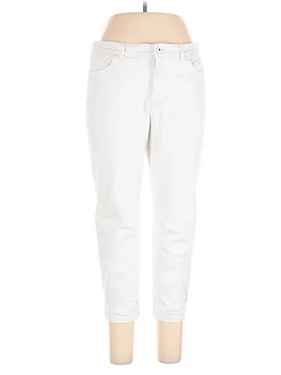 Pre-owned Jjill Jeans In Ivory
