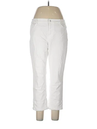 Pre-owned Jjill Jeans In Ivory