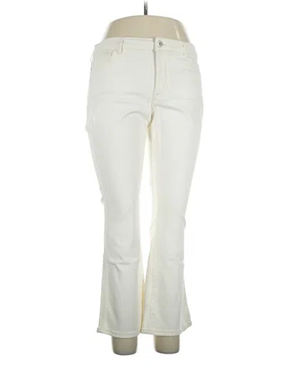Pre-owned Jjill Jeans In Ivory