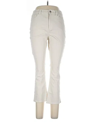Pre-owned Jjill Jeans In Ivory